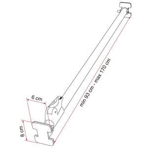Sicherungsstange Fiamma 93-170 cm für Heckgaragen