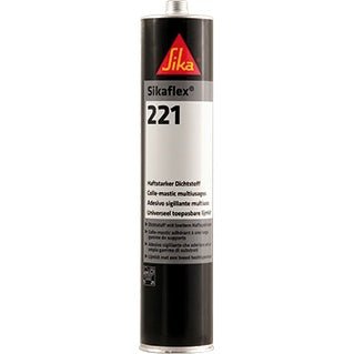 Sikaflex 221 schwarzer Kleber 300 ml – Hochleistung - Sika® ML Freizeitshop