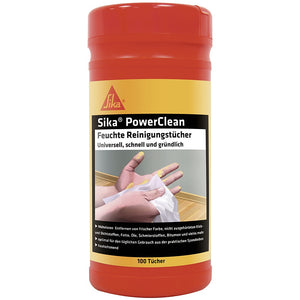 SikaPowerClean Hand- reinigungstücher 100 Stück