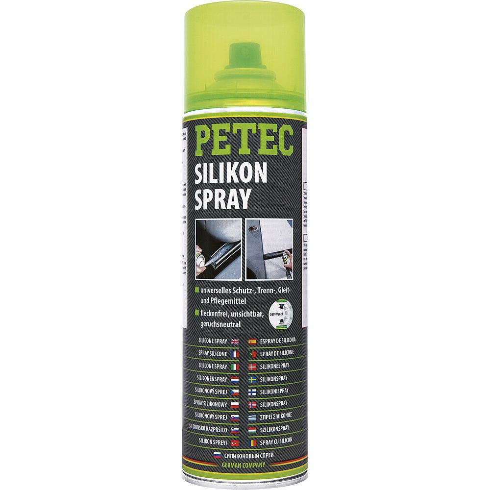 Silikonspray PETEC 0,5 l – Pflege für Gummi & Kunststoff