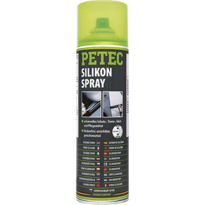 Silikonspray PETEC 0,5 l – Pflege für Gummi & Kunststoff