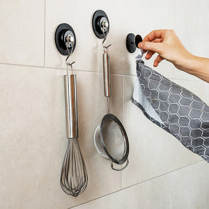 silwy CLEVER BLACK Magnet-Haken schwarz mit Nano-Gel - 3