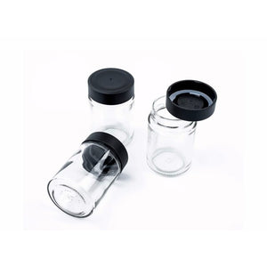 silwy Feinkost-Magnetgläser magnetisch Metall-Leiste 25 cm 125 bis 192 ml - 2