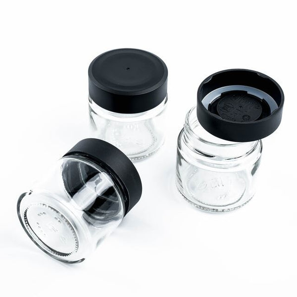 silwy Feinkost-Magnetgläser magnetisch Metall-Leiste 25 cm 125 bis 192 ml - 2