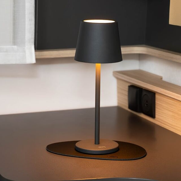silwy Magnet-Leuchte GREY 25 cm Akku 140 lm 50 h USB-C inkl. Platzset - 5