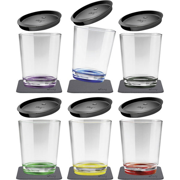 silwy Magnet-Trinkbecher 6er-Set 250 ml multicolor - 4