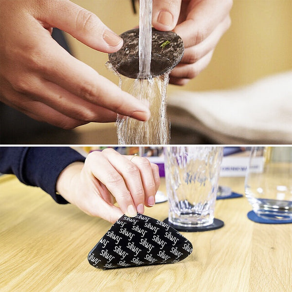 silwy TO-GO-CUP Porzellan 350 ml weiß – Deckel & Pad - 3