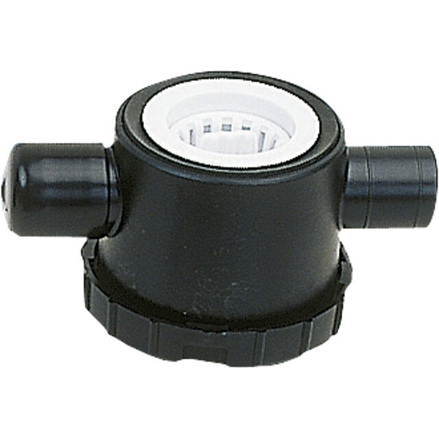 Siphon 2 Zugänge für AW-Rohrsystem - schwarz