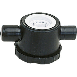 Siphon 2 Zugänge für AW-Rohrsystem - schwarz