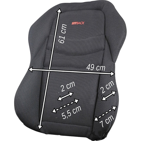 Sitzauflage SITBACK Air Fit Up - Schwarz - 4