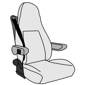 Sitzbezug Aguti GIS-Liner Velours grau - 2