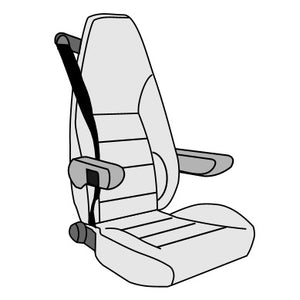 Sitzbezug Aguti Lounge Velours anthrazit 2-teilig - 3