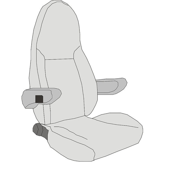 Sitzbezug Aguti Milan sand, 2-teilig - 4