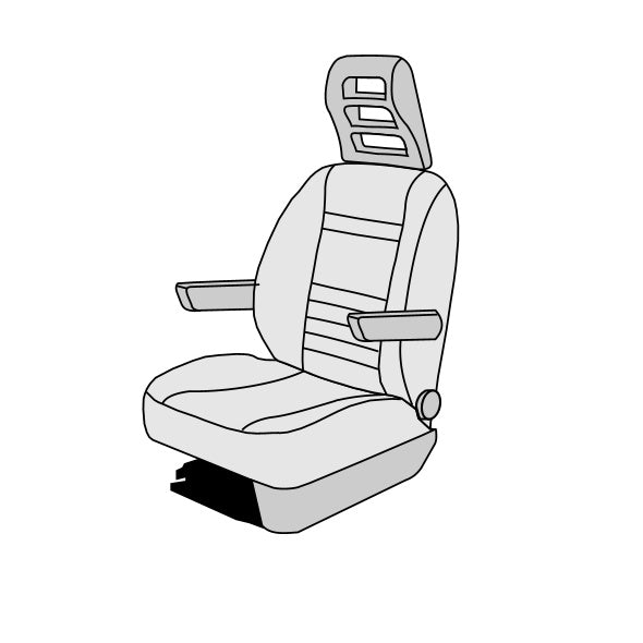 Sitzbezug Fiat Ducato Isri Atessa sand 2-teilig