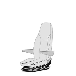 Sitzbezug Isri 1000 - Velours sand 2-teilig - 2