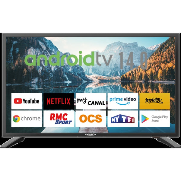Smart TV 19 Zoll Android 14 - Schwarz