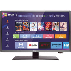 Smart TV 22 Zoll Android 13 – 12V, schwarz