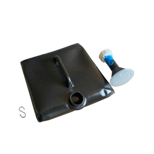 Solardusche Heusser 15L, Schwarz - Campingdusche