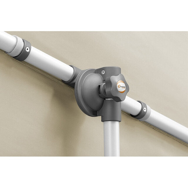 Sonnenschirm Novara 190x140 cm - Naturfarbe