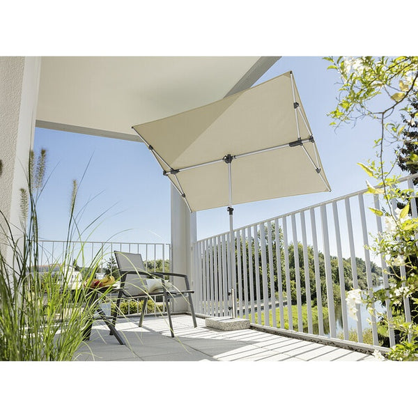 Sonnenschirm Novara 190x140 cm - Naturfarbe - 8