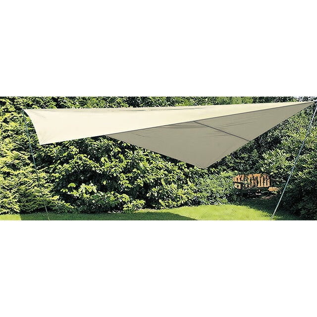 Sonnensegel 300 x 400 cm in Sandfarbe
