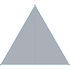 Sonnensegel BENT grau – leicht & robust