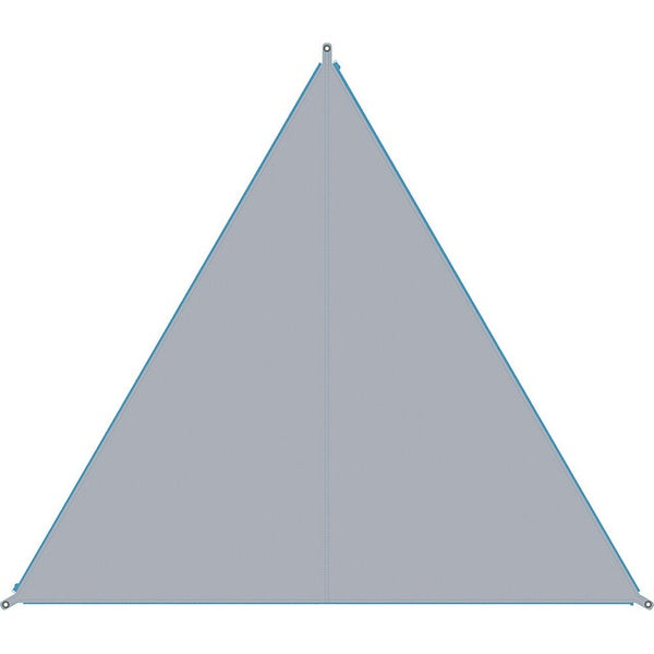 Sonnensegel BENT grau – leicht & robust