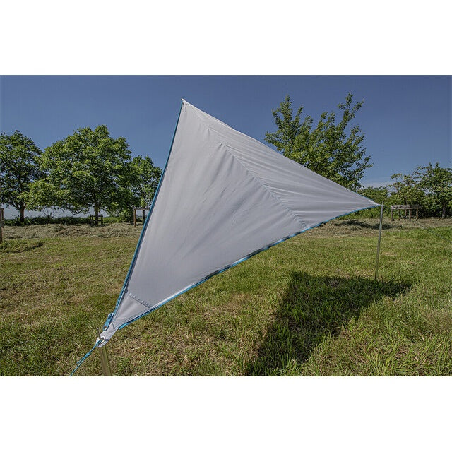 Sonnensegel BENT grau – leicht & robust