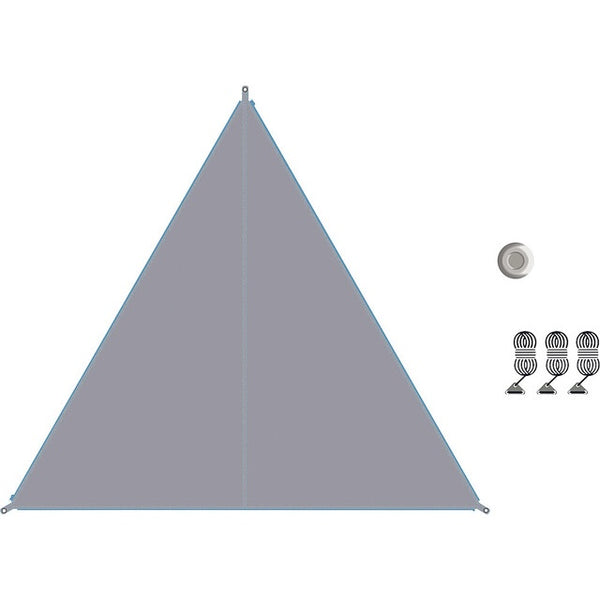 Sonnensegel BENT grau – leicht & robust - 3