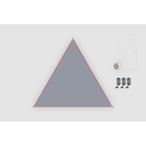 Sonnensegel BENT grau - leicht & robust