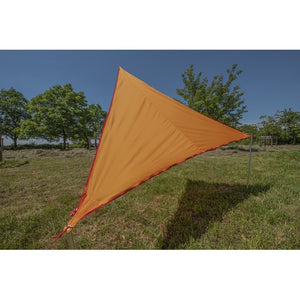 Sonnensegel BENT orange für Camping und Garten