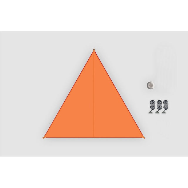 Sonnensegel BENT orange für Camping und Garten