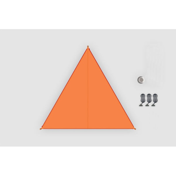 Sonnensegel BENT orange für Camping und Garten - 2