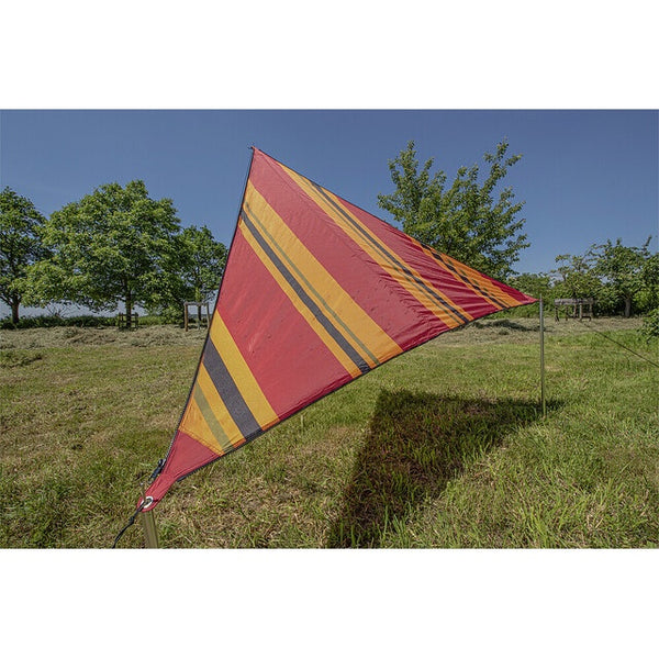 Sonnensegel BENT Rot 250x250 cm für Camping