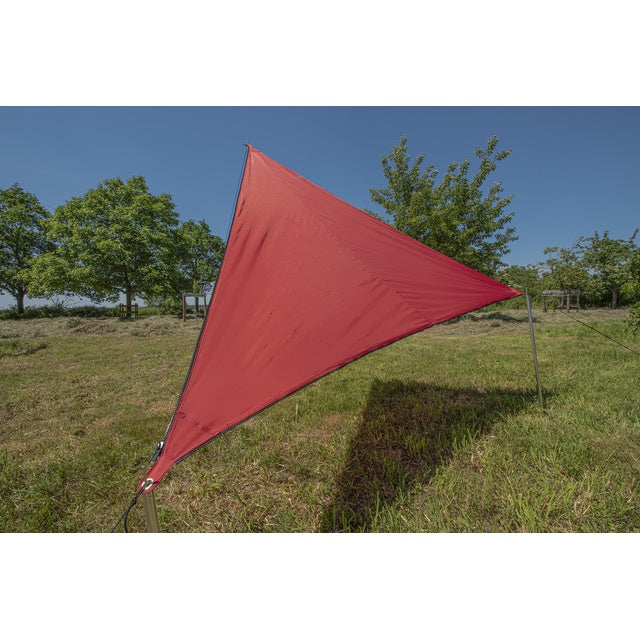 Sonnensegel BENT rot 250x250 cm - leicht & praktisch