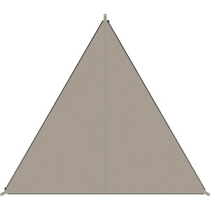 Sonnensegel BENT TC Zip-Canvas ocker 250x250 cm