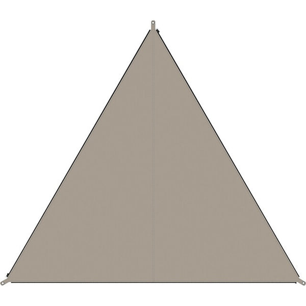 Sonnensegel BENT TC Zip-Canvas ocker 250x250 cm