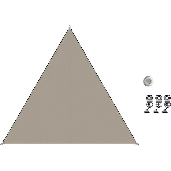 Sonnensegel BENT TC Zip-Canvas ocker 250x250 cm - 3