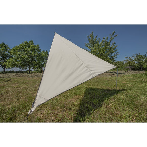 Sonnensegel BENT TC Zip-Canvas sand 250x250 cm - 2