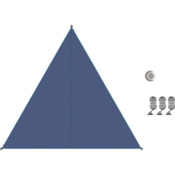 Sonnensegel BENT Zip-Canvas dunkelblau 250x250 cm - 4