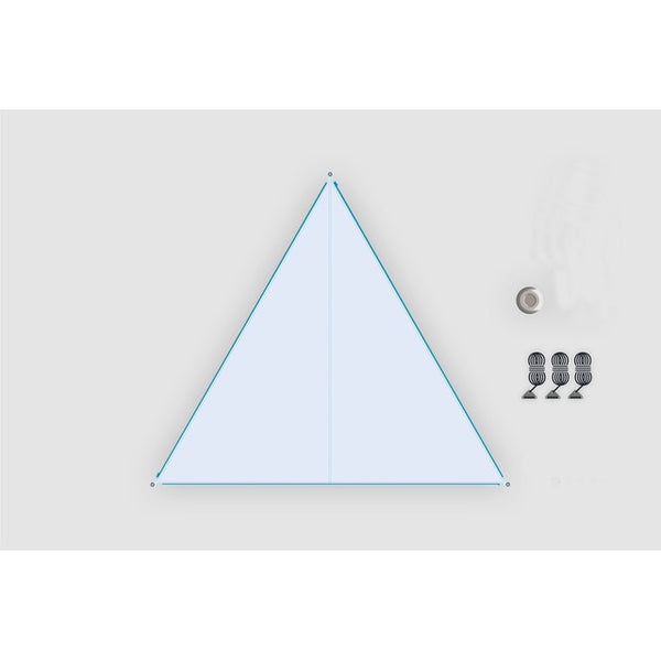 Sonnensegel BENT Zip-Canvas in Weiß - 2