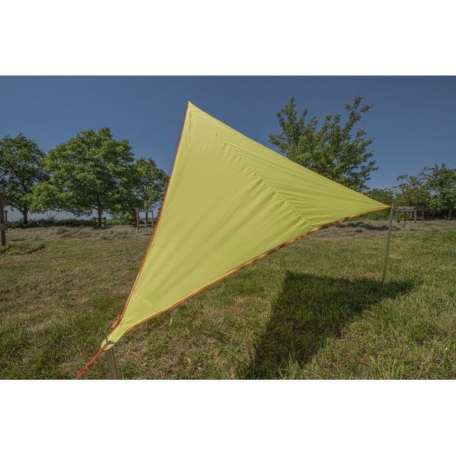 Sonnensegel BENT Zip-Canvas limette 250x250 cm