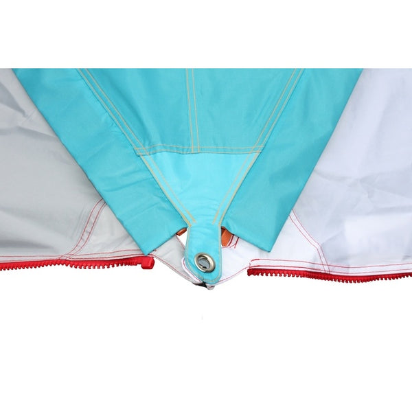 Sonnensegel BENT Zip-Protect Canvas 250x250 türkis - 6