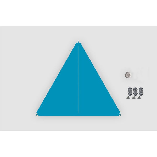 Sonnensegel BENT Zip-Protect Canvas 250x250 türkis - 8