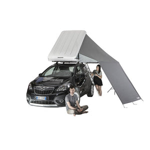 Sonnensegel für Dachzelt Geländewagen grau