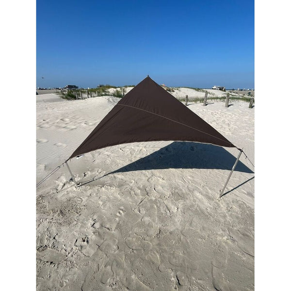 Sonnensegel TC Zip-Canvas Single - verbindbar, dunkelrot