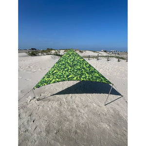 Sonnensegel TC-Zip-Canvas verbindbar 250 cm, grün