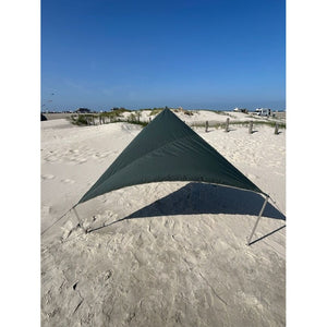 Sonnensegel TC Zip-Canvas verbindbar dunkelgrün