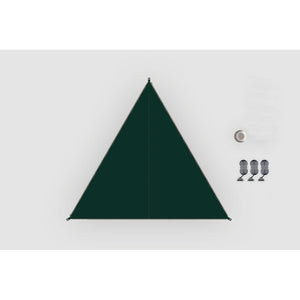 Sonnensegel TC Zip-Canvas verbindbar dunkelgrün - 2