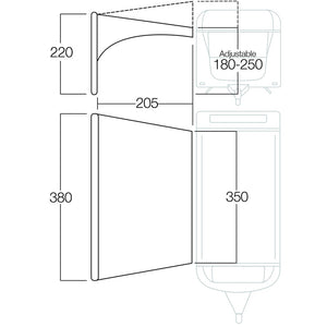 Sonnensegel Vango Air Beam 3,5 m – Grau - 4